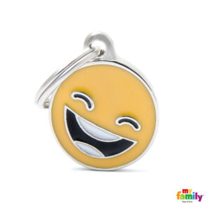 Pet ID Tag | Smile Emoji + FREE Engraving