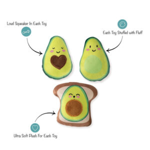 Lets get avo control | 3 Pack mini avocado toy set