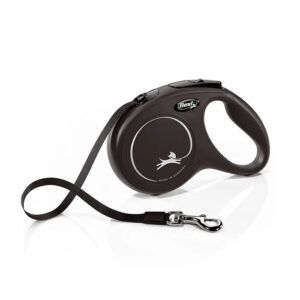 Retractable Dog Lead | New Classic Tape Black