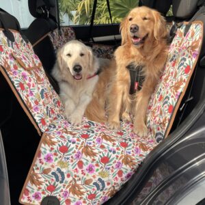 Car Hammock Back Seat Cover Native Flora