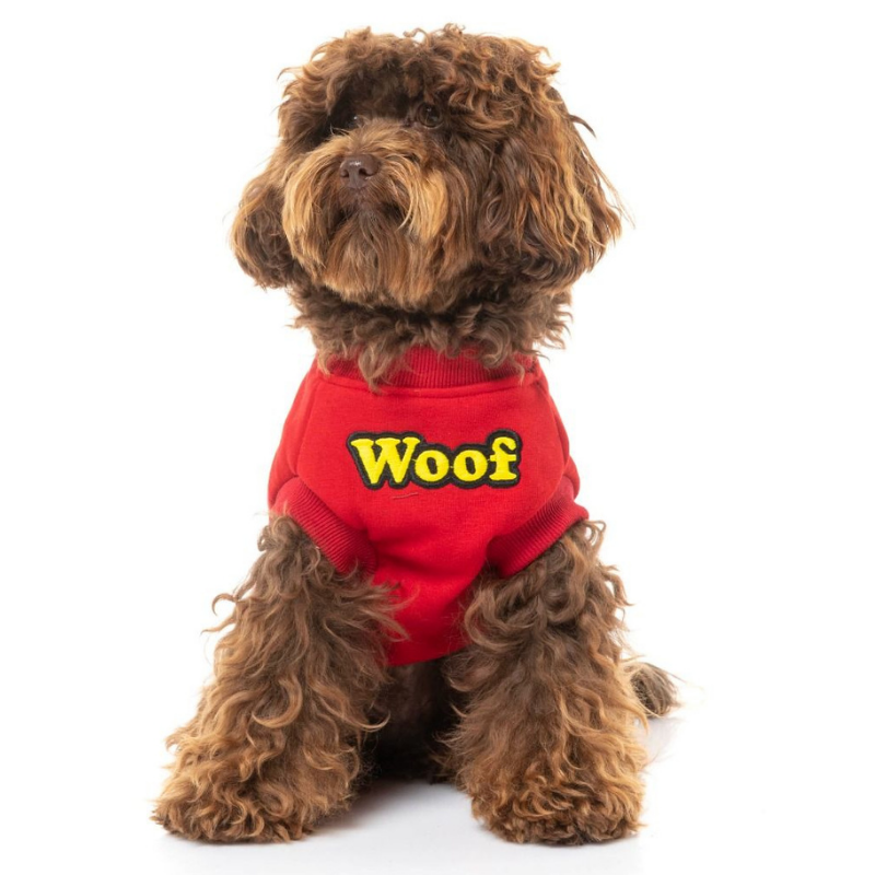 The Woof Sweater | Red