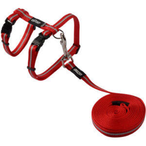 AlleyCat Harness & Lead Set Red