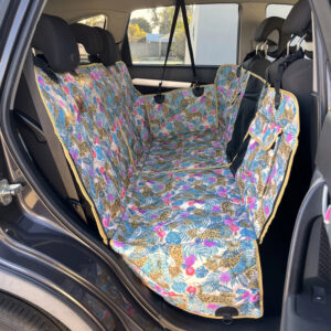 Car Hammock Back Seat Cover | Leopard Luxe