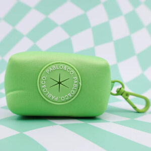 Lime Poop Bag Holder