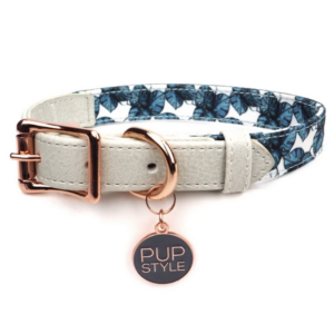 Palm Vibes City Dog Collar