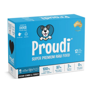 Proudi Frozen Raw Dog Food | Ocean Combo & Turkey