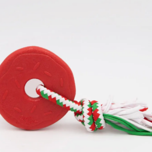 Christmas ZippyTuff Teetherz | Red Donut