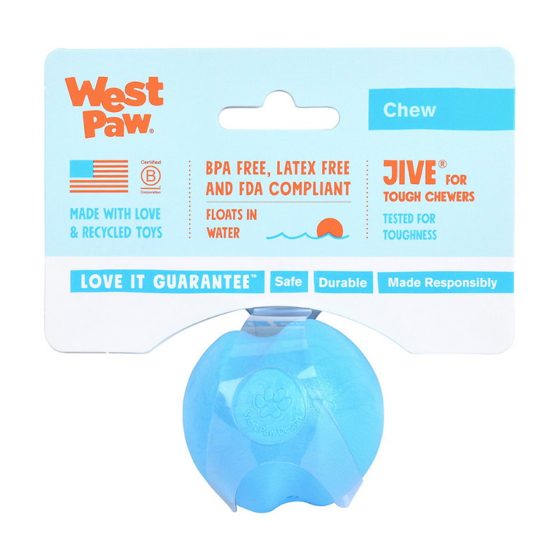 Jive Tough Dog Ball Blue