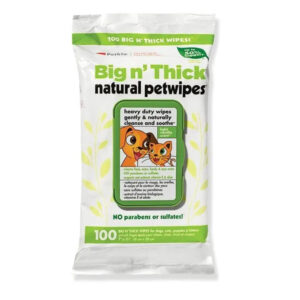 Petkin Big n' Thick Natural Petwipes | 100 Pack