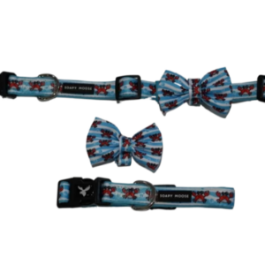 Crabbies Dog Collar & Bow Tie