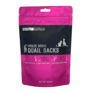 Freeze Dried Training Treats | Quail Backs