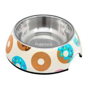FuzzYard - Go Nuts for Donuts Dog Bowl